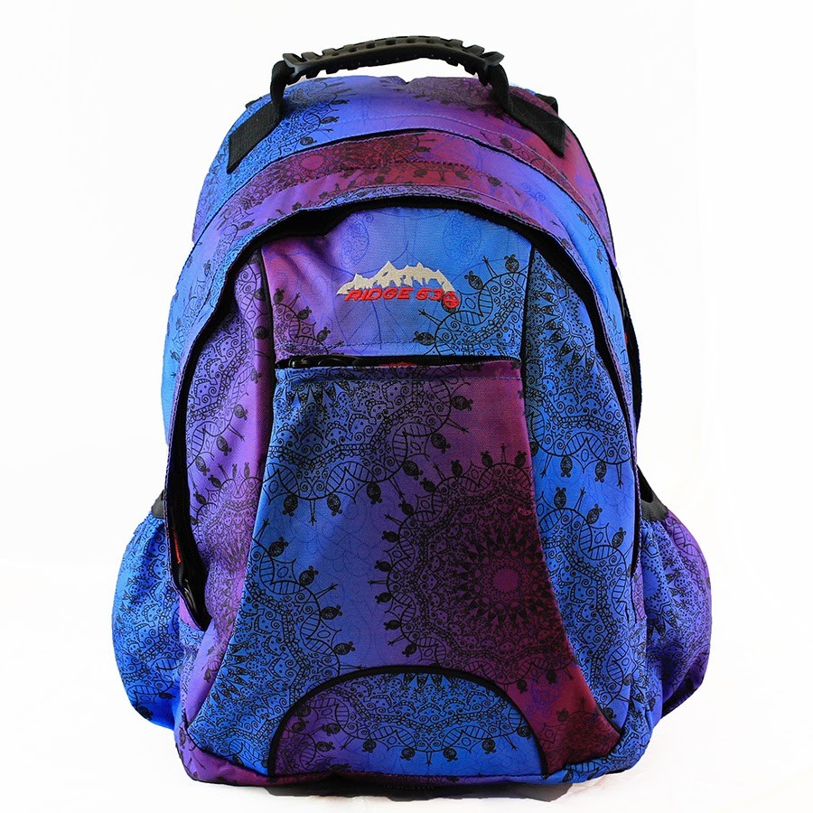 Schoolbag Mandala Blue/Purple Ridge 53