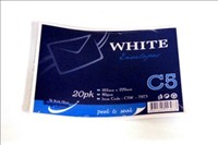 Envelope White C5 20pk 80gsm C5W-7973