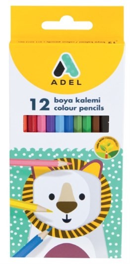 Colouring Pencils 12 pack Adel