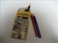 COLOUR PENCILS 6 PACK SMALL ADEL