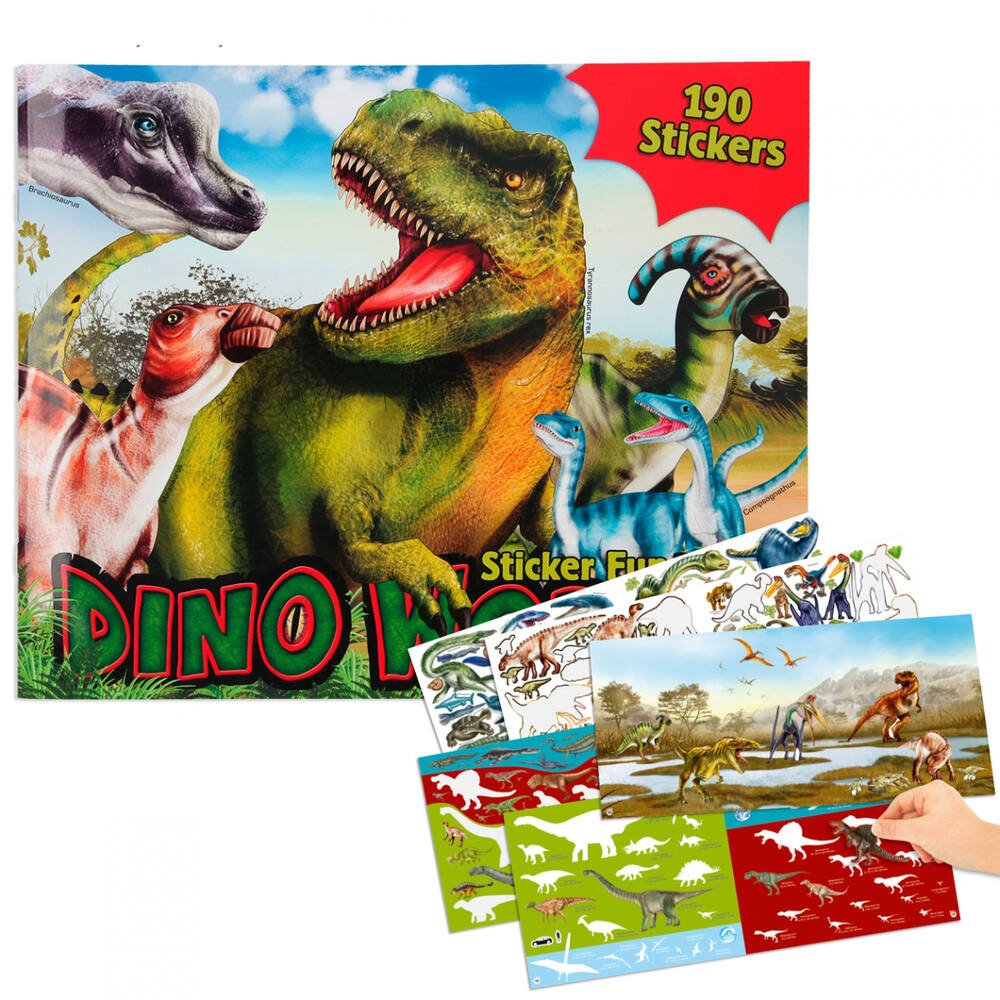 Dino World Sticker Book