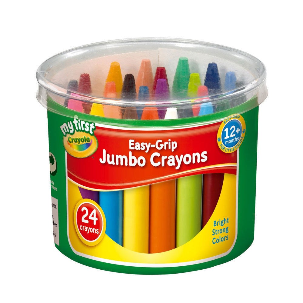 Crayola My First Easy-Grip Jumbo Crayons