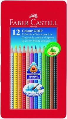 Colour Grip Pencils Tin of 12