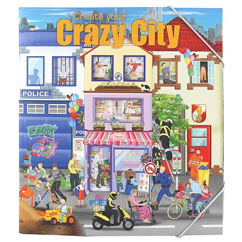 Crazy City Colouring Book