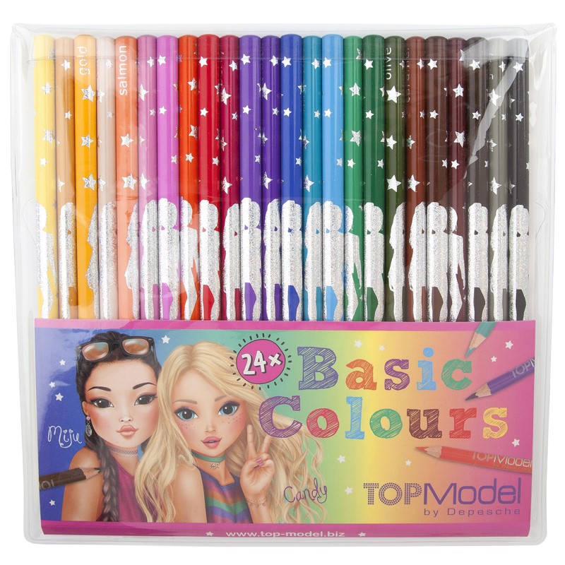 Top Model Coloured Pencils 24 Pack