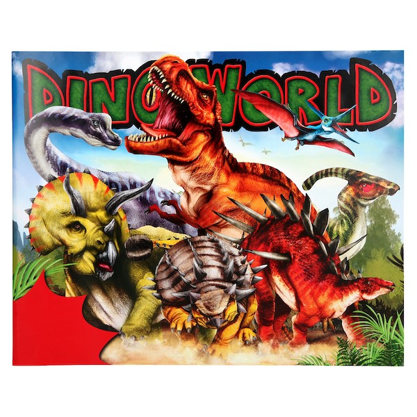 Dino World Stickerfun Colouring Book