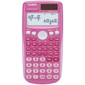 [Updated Ver Avail] Scientific Calculator Pink Casio FX-85GT Plus Two Way Power