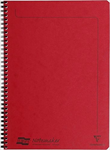 Notepad A4 120pg 90g Europa Red