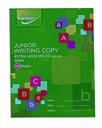 [5391515234352] O/S Copy Junior Writing 40Pg 15Mm Jwc09 Supreme