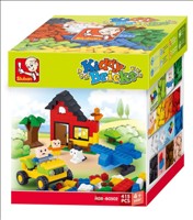 [6938242952723] Kiddy Bricks Green (415 pieces) Sluban