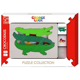 [6943478014688] Wooden Puzzle Collection Crocodiles (Jigsaw)
