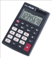 [8411574027812] Calculator 8 Digit Black 150208KBL Milan