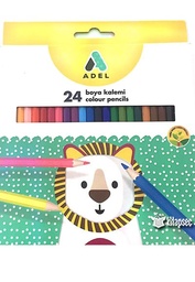 [8681241088358] Colouring Pencils 24 pack Adel