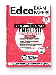 [9780861676347] O/S 2024 Edco ENGLISH JC HL EXAM PAPERS