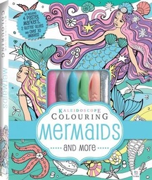 [9781488937187] Kaleidoscope Pastel Colouring Kit Mermaids and More