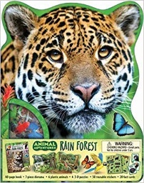 [9781607107217] Animal Adventures Rain Forest Plastic Animals and 3D Models