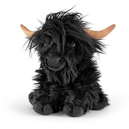 [5037832325174] LIVING NATURE Black Highland Cow Large with S