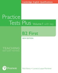 [9781292208756-used] Cambridge English Qualifications: B2 First Volume 1 Practice Tests Plus with key - (USED)