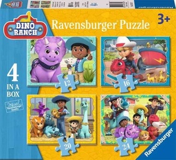 [4005556031207] Dino Ranch 4 in a box     12/16/20/24p