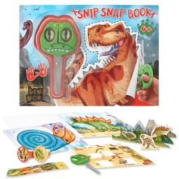 [4010070631659] Dino World Snip Snap Book