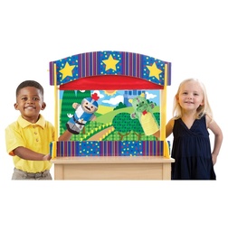 [0000772125369] Tabletop Puppet Theatre Melissa and Doug