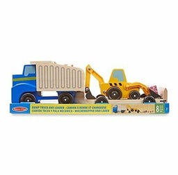 [0000772127578] Dump Truck and Loader Melissa and Doug