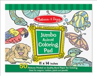 [0000772142007] Jumbo Colouring Pad Animals Melissa and Doug