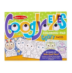 [0000772151696] Googly Eyes Colouring Pad Goofy faces Melissa and Doug