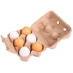 [0691621087114] Pack of 6 eggs Bigjigs
