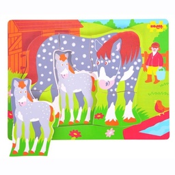 [0691621200087] Horse and Foal (Chunky Puzzle) (Jigsaw)