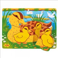 [0691621200131] Duck and Duckling (Chunky Puzzle) (Jigsaw)