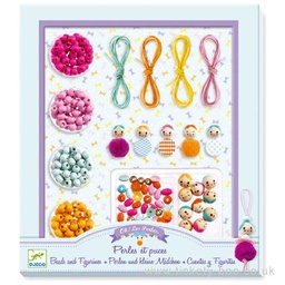 [3070900098190] Beads and Figurines Jewellery Kit Djeco