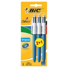 [3086123008946] Bic 4 Colour Pens 2+1Free