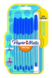 [3501179567112] Pen Ballpoint Blue 4 Pack Inkjoy 100 Paper Mate