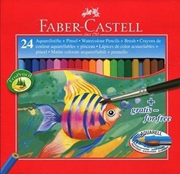 [4005401144250] Watercolour Pencils 24 PK Faber Castell