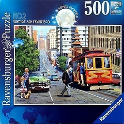 [4005556143221] Puzzle 500pc Vintage San Francisco (Jigsaw)