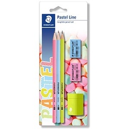[4007817039700] Pencil Set HB Pastel Staedtler