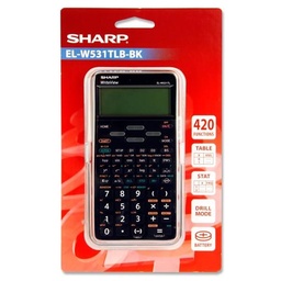 [4974019967523] Sharp Scientific Calculator EL-W531TLB-BK