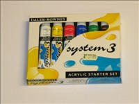 [5011385920208] DALER ROWNEY SYSTEM 3 STARTER KIT Acrylic paints