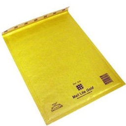 [5013719030089] Envelope Padded H5 27cmX36cm Mail Lite Gold
