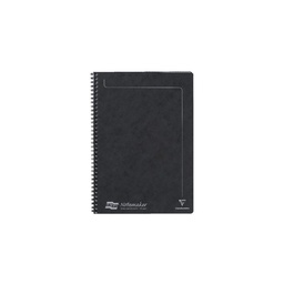 [5016196048721] Notebook A4 Top Bound Spiral 120 pg 90gsm Black Europa
