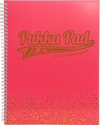 [5032608082435] Pukka Pad A4 200pg 80gsm Blush Jotta Notepad Coral