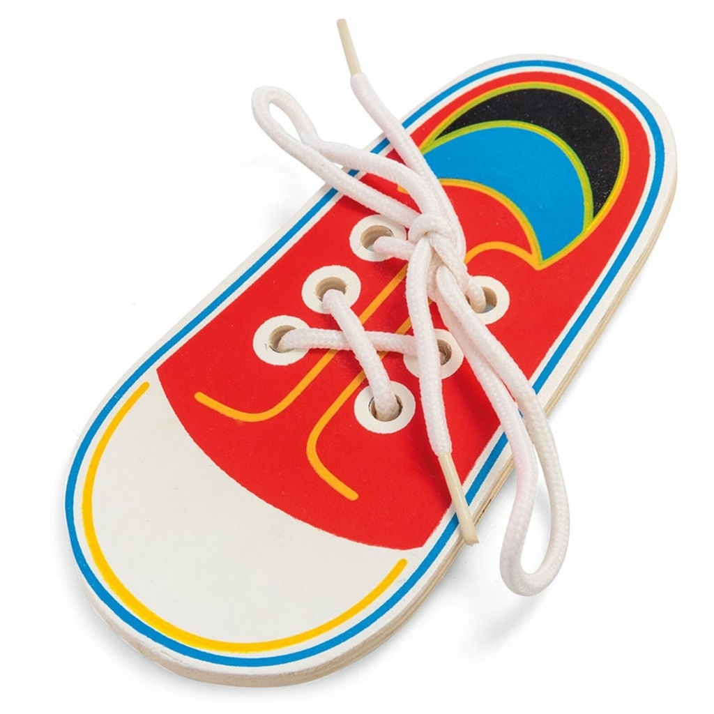[5038728122426] Wooden Lacing Shoe