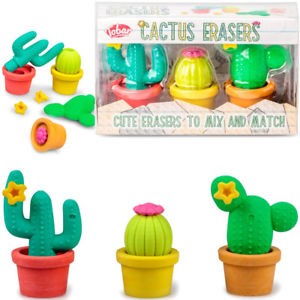 Cactus Erasers