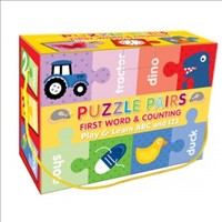 Puzzle Pairs First Word and Counting Red (Jigsaw)