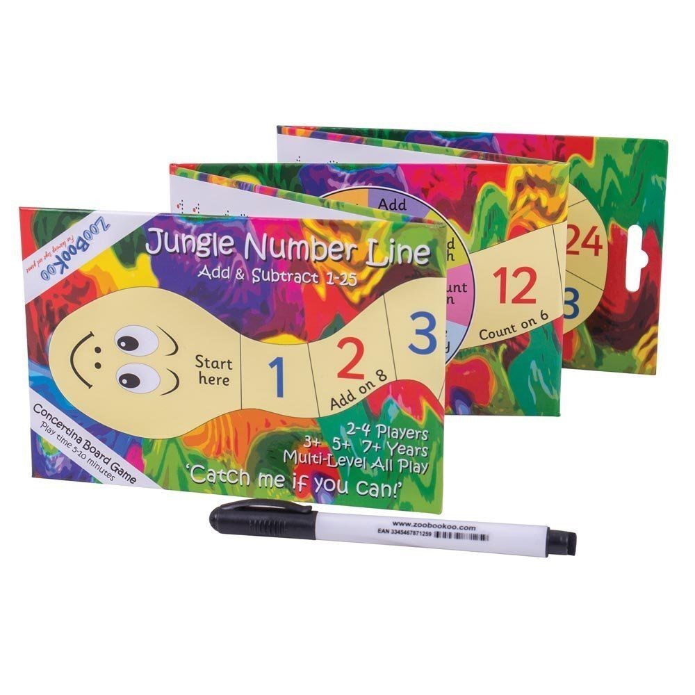 Jungle Number Line Board Game