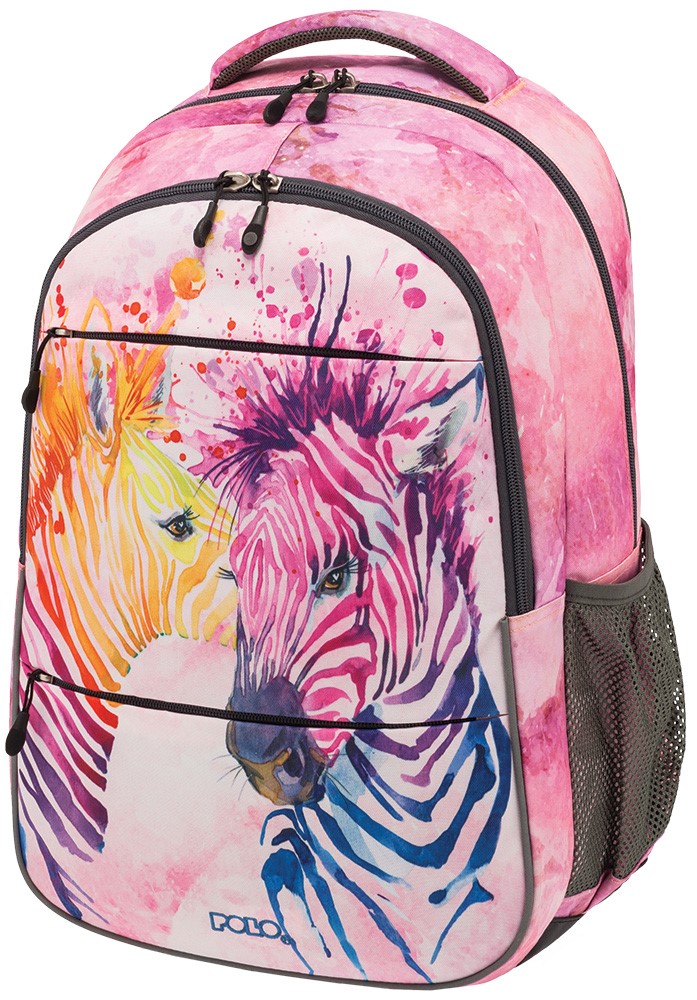 Backpack Loqi Pink Zebra
