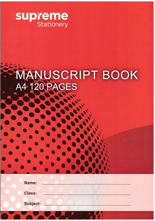 [5391505550578] Manuscript Book A4 120Pg Mb-0578 Supreme
