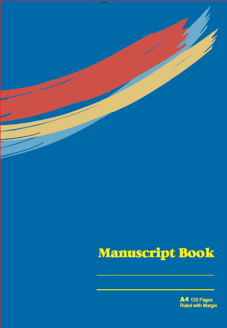 (Available Mid August) Manuscript Book A4 120Pg BH-1957