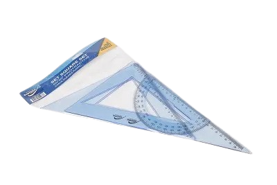 [5391505554736] Set Square and Protractor Set 3pk (30 60 45 Set Square + Protractor) PS-4736 Supreme